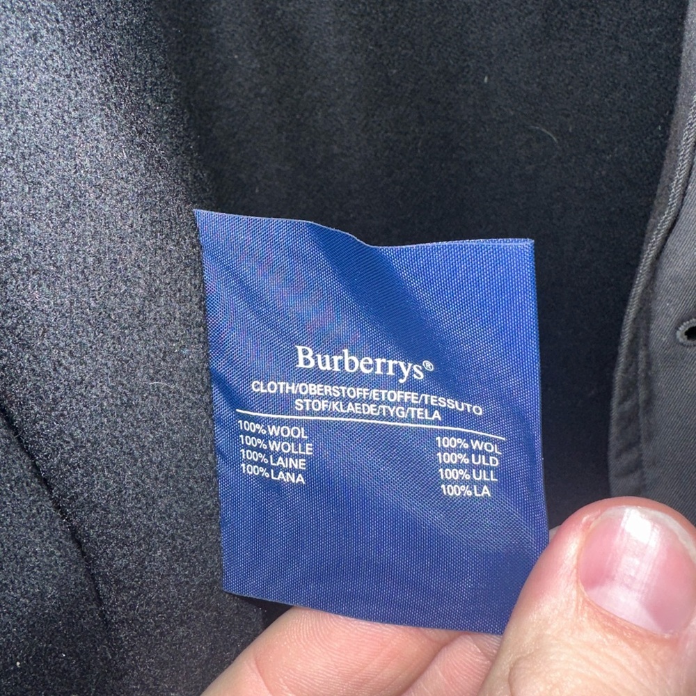 BURBERRY Vintage Khaki Trench Coat Classic Plaid Lined Belted Size Extra Large - Picture 6 of 6
